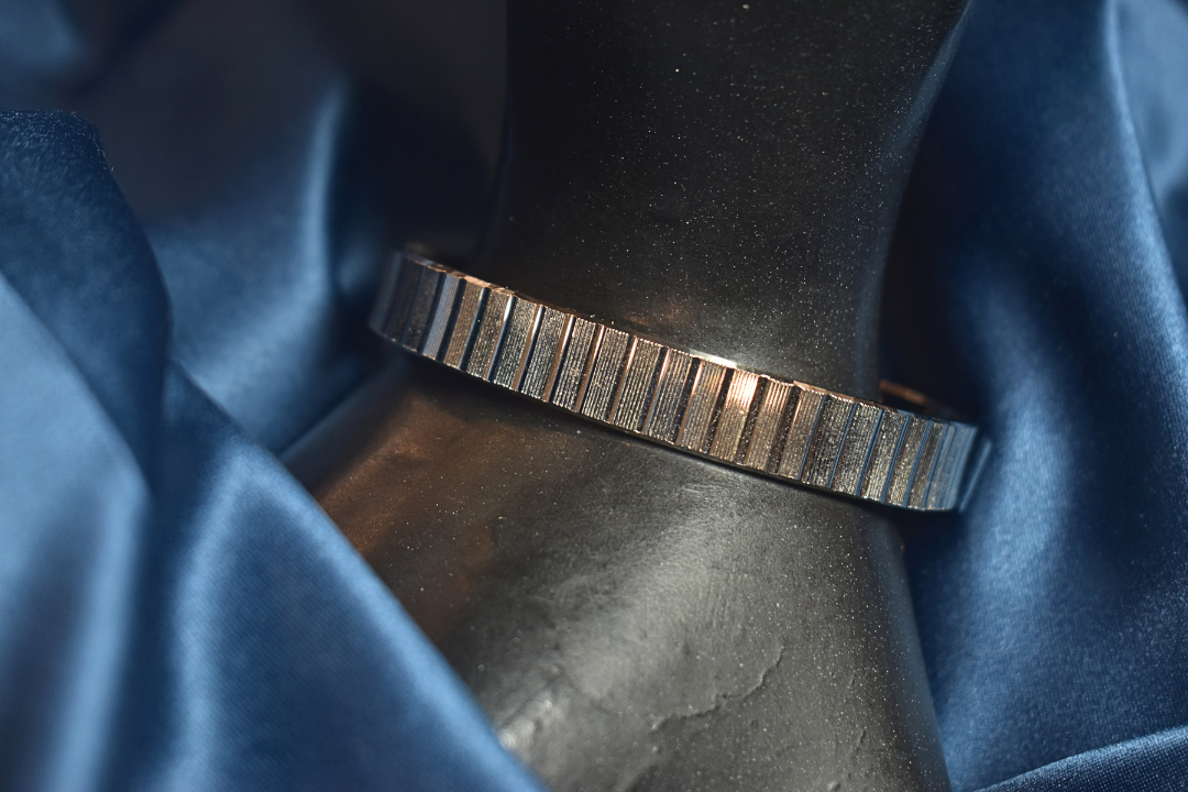 Classic Silver Textured Cuff