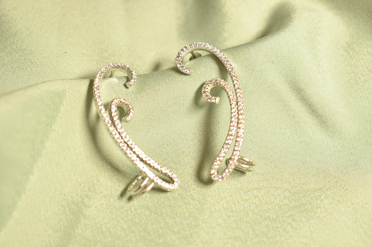 Elegant Crystal Ear Cuffs