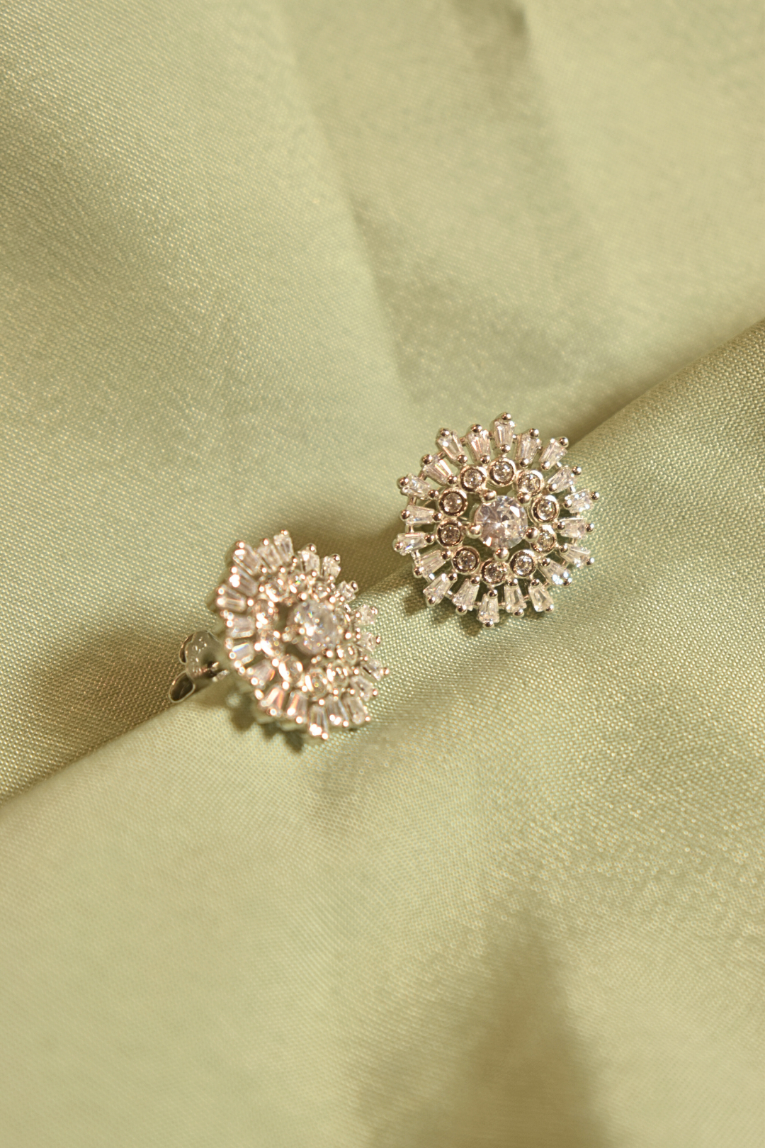 Dazzling Starburst Stud Earrings