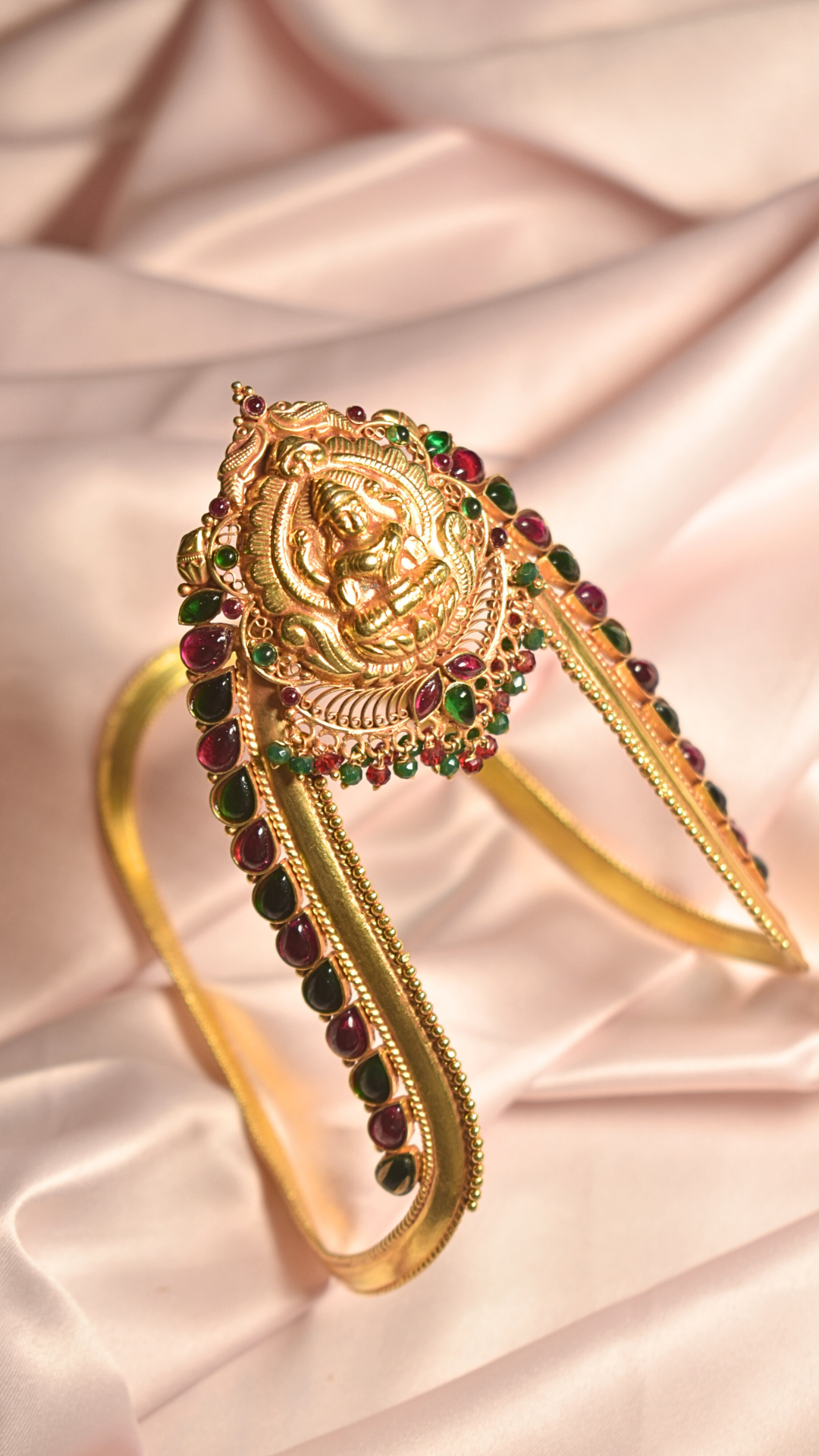 Traditional Lakshmi Gold-Plated Vanki (Armlet)
