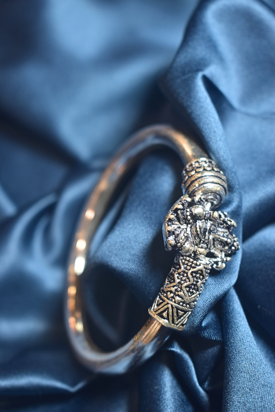 Antique Silver Lord Ganesha Bracelet