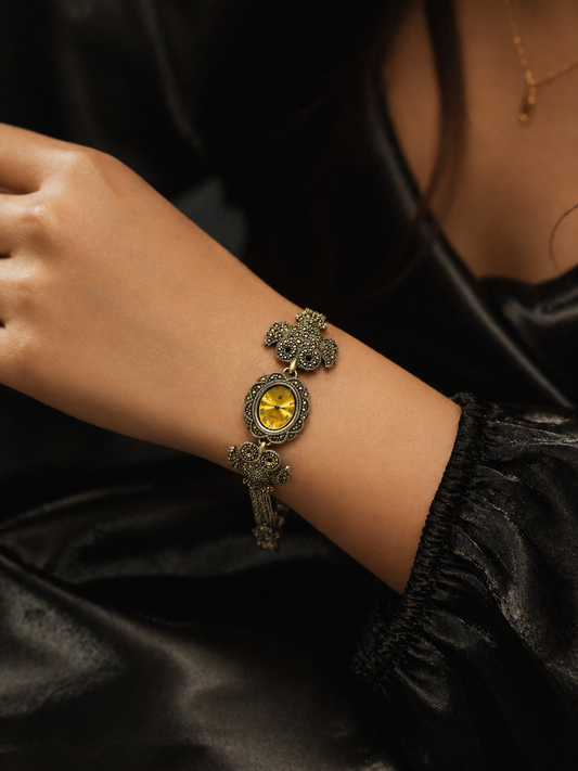 Heavyweight Marcasite Watch