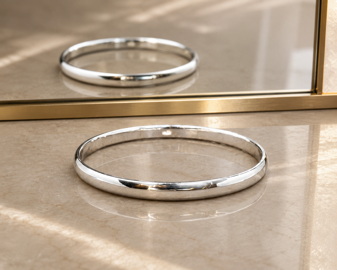 Polished Round Plain Kada