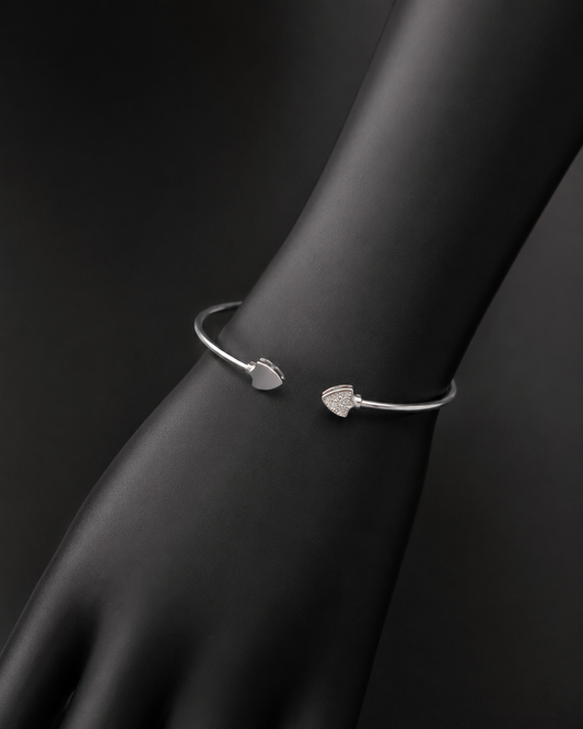Clover Light CZ Bangle