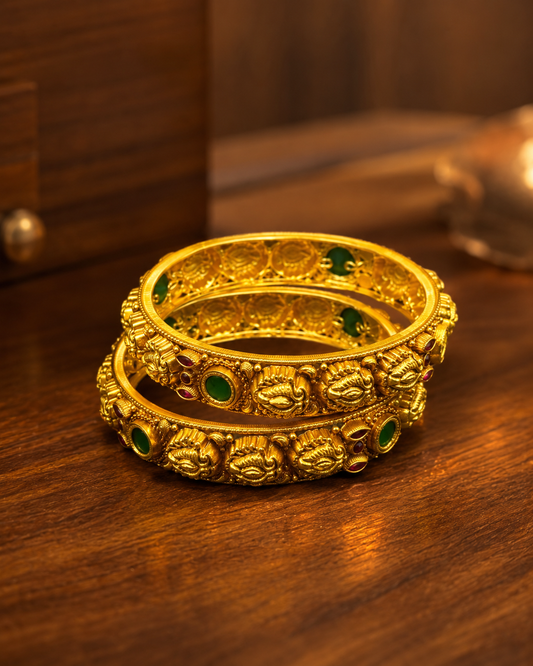 Gandaberunda Regal Gold Bangle
