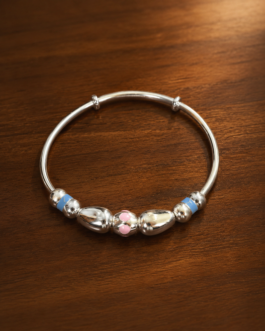 Pink Flower Pair Kada