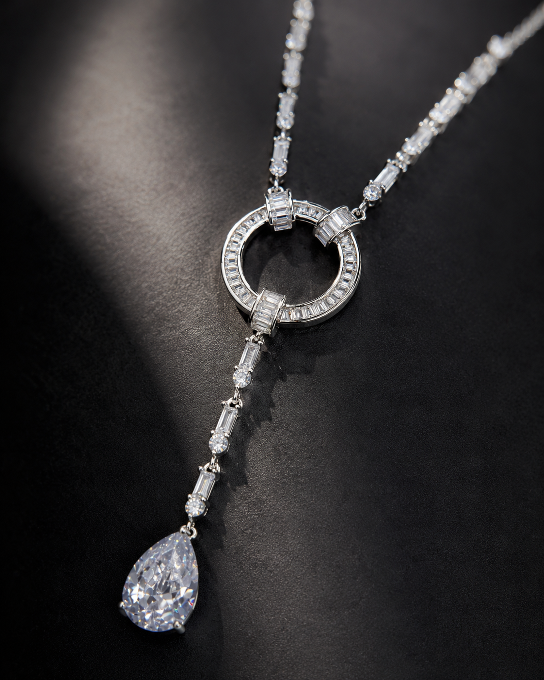 Art Deco CZ Baguette Stone Set
