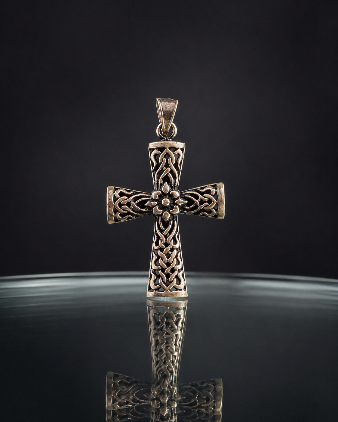 Ornate Filigree Cross Pendant