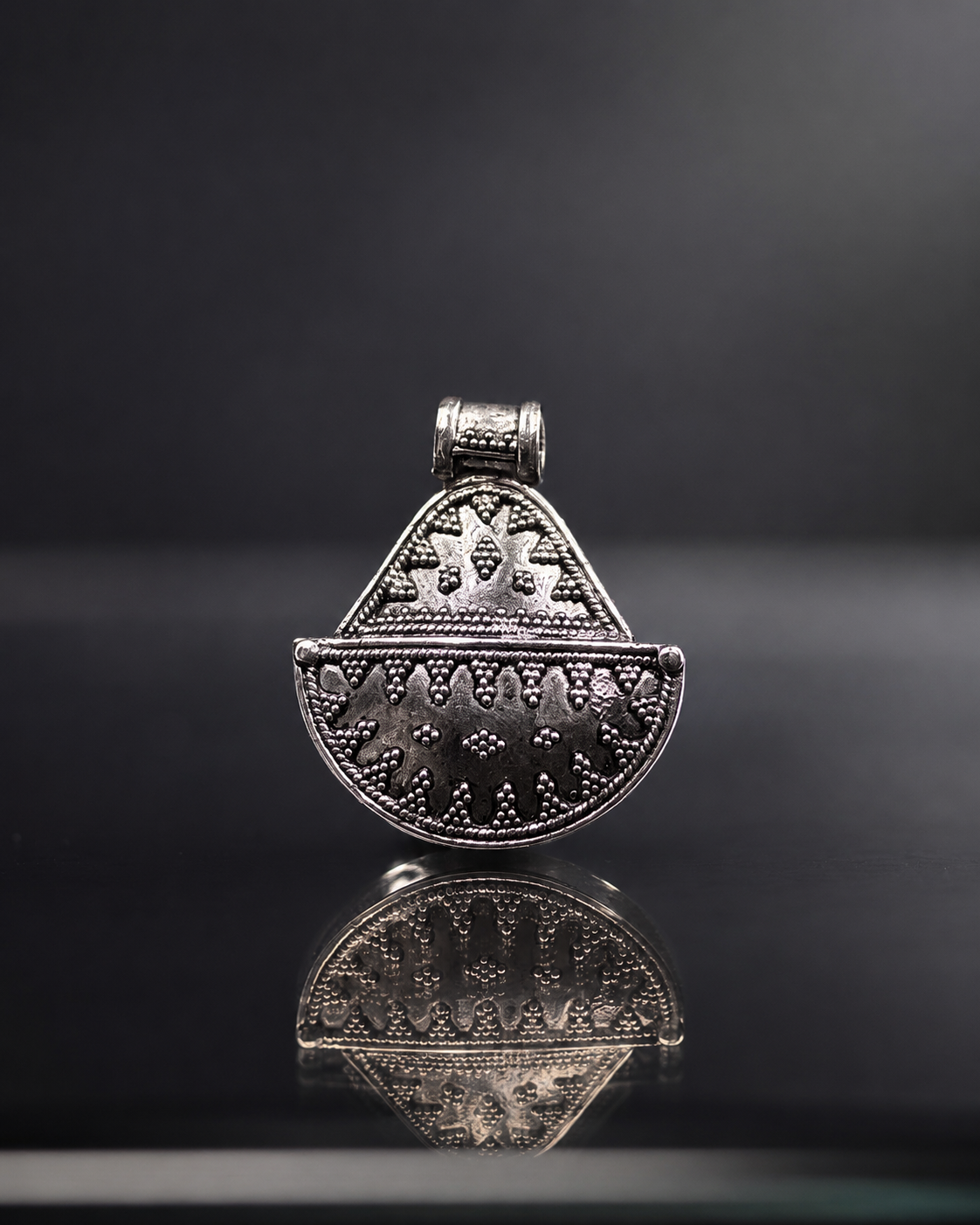 Intricate Filigree Bell Pendant