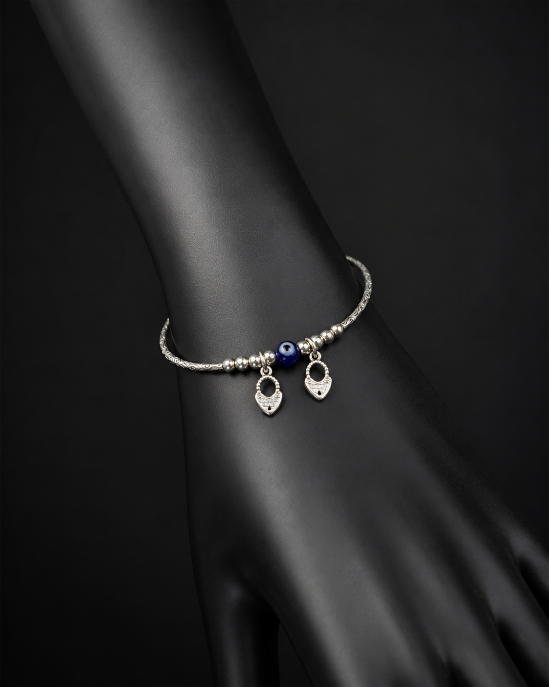 Evil Eye Lock Bracelet