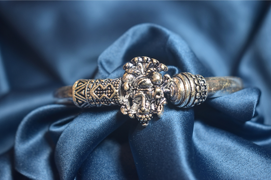 Antique Silver Lord Ganesha Bracelet