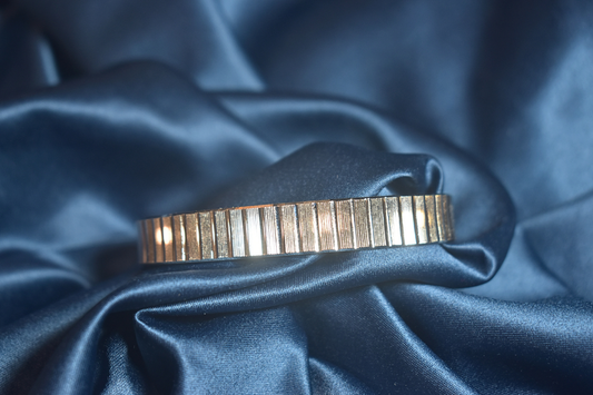 Classic Silver Textured Cuff