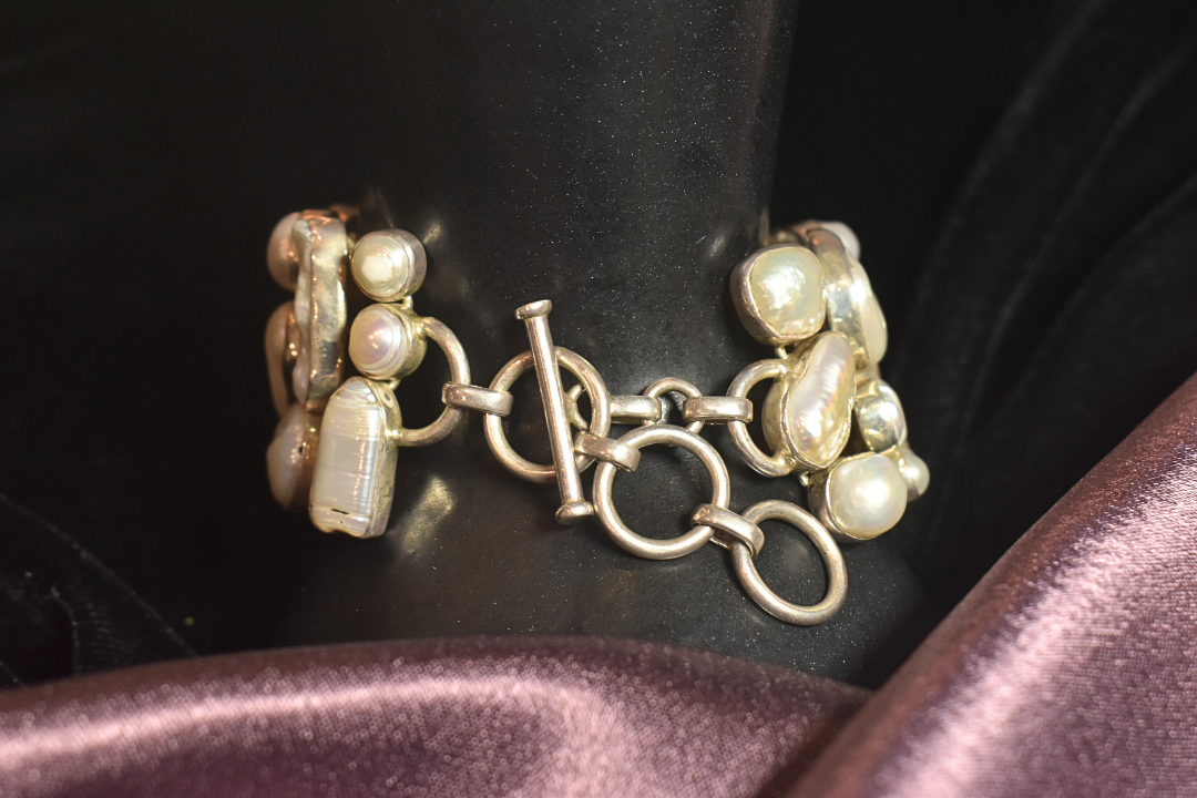 Lion Motif Silver Bracelet