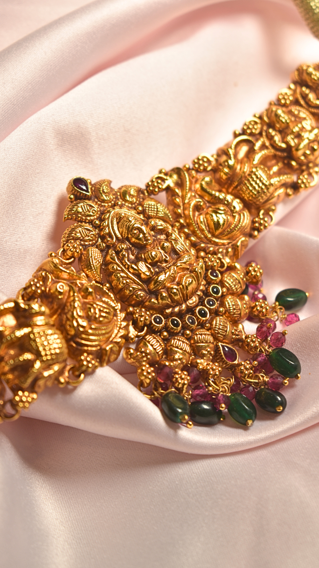 Elegant Silver Pendant with Gold Plating and Ganesha Motif
