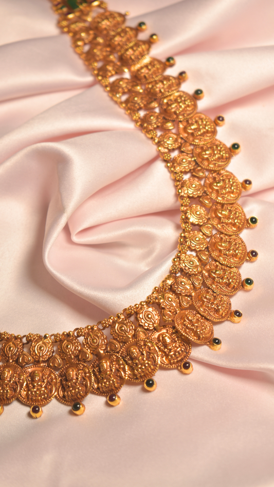 Lakshmi Coin Gold-Plated Necklace