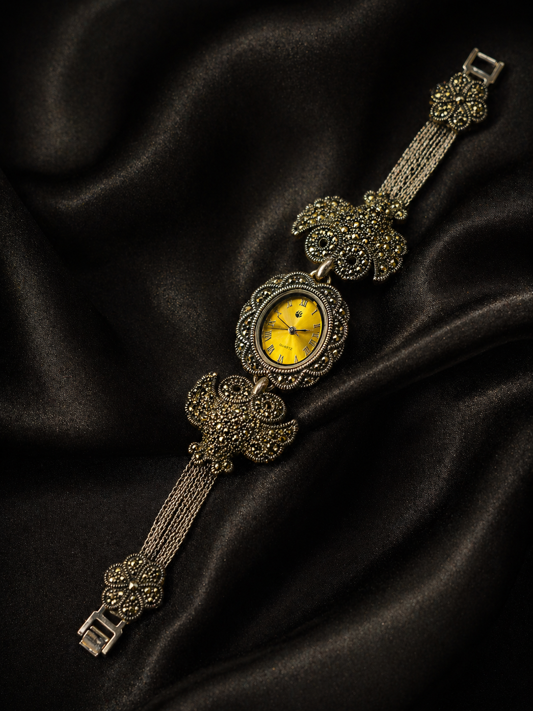 Heavyweight Marcasite Watch
