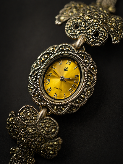 Heavyweight Marcasite Watch