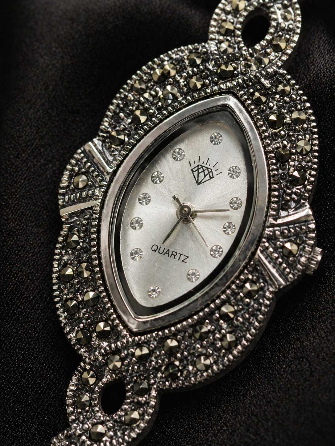 Signature Marcasite Link Watch