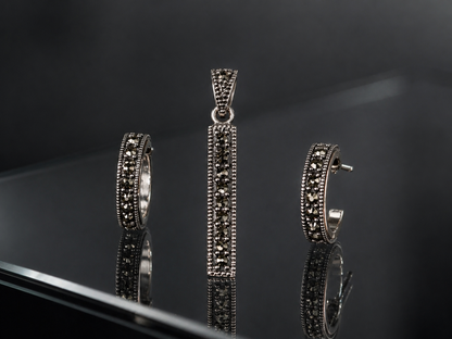 Minimalist Half Ring Set