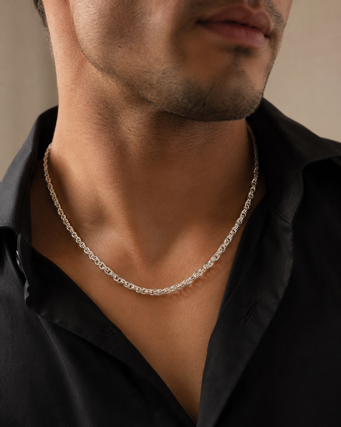 Interlocking Double Link Chain