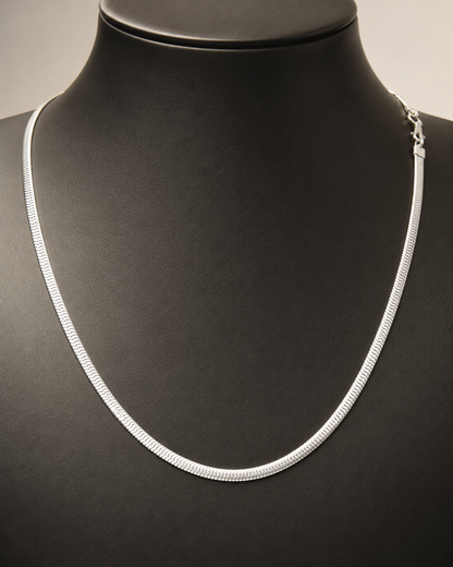 Reflective Flat Snake Chain