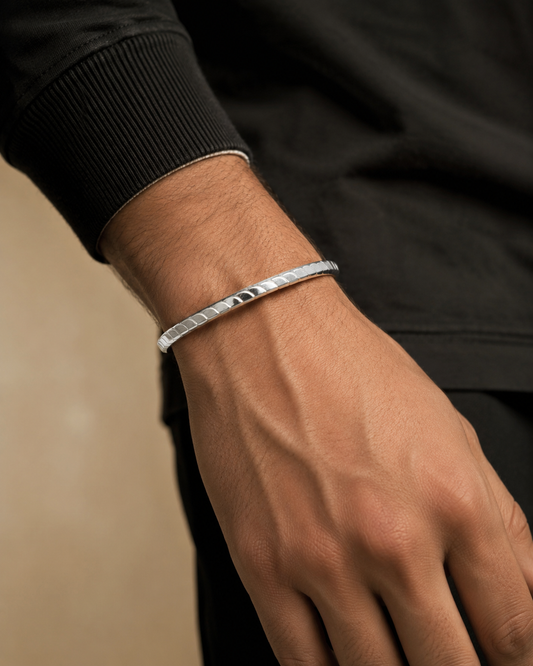 Luminous Moonwave Bangle