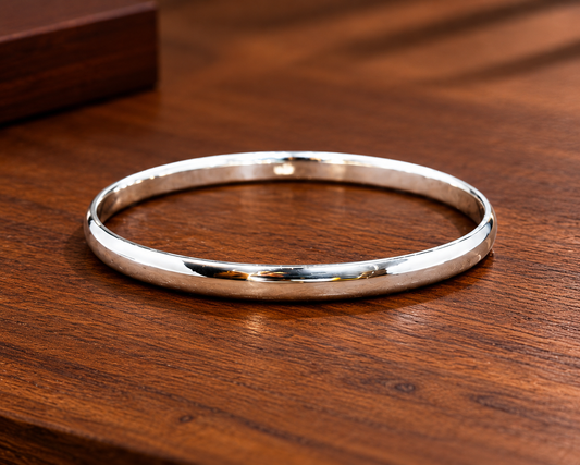 Polished Round Plain Kada