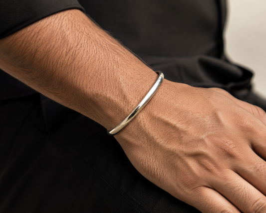 Polished Round Plain Kada