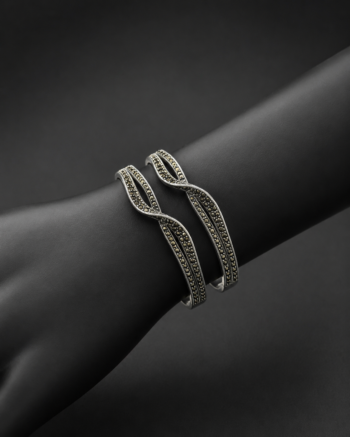 Antique Marcasite Kada