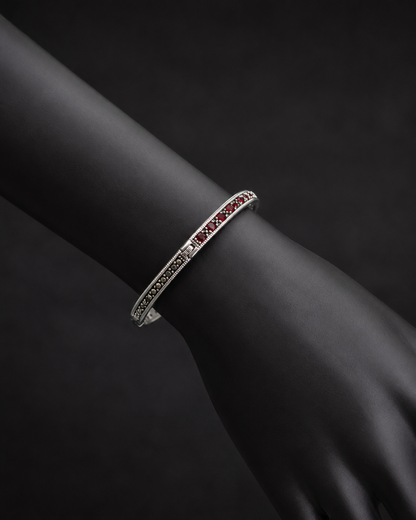 Double Line Marcasite Kada
