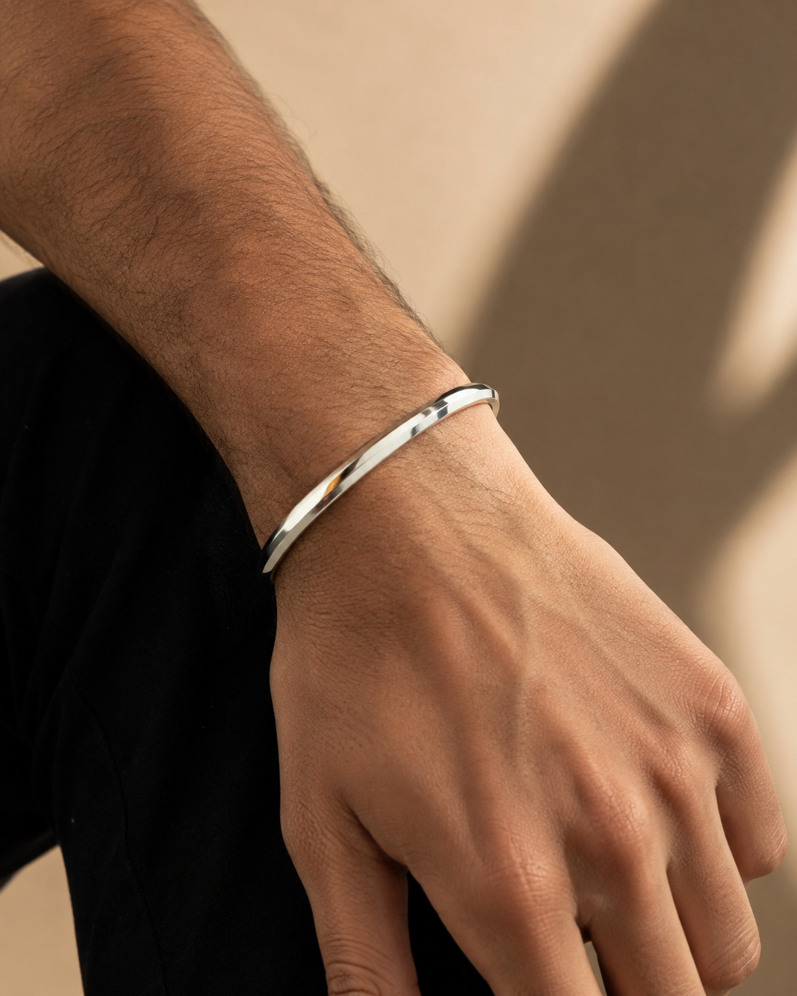 Minimalist Plain One Stripe Kada