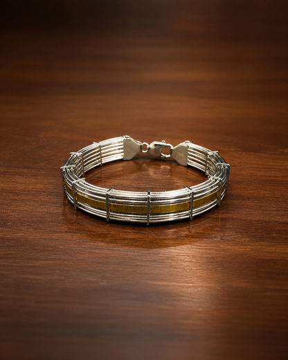 Structural Wire Cage Bracelet