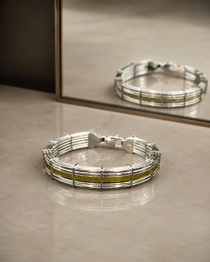 Structural Wire Cage Bracelet