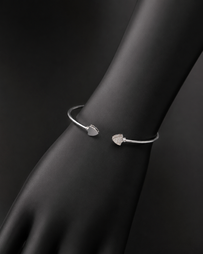 Clover Light CZ Bangle