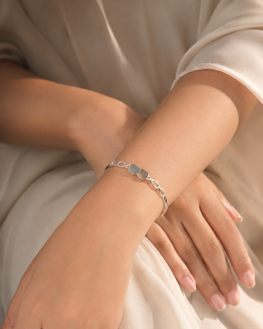 Infinity Pearl CZ Glow