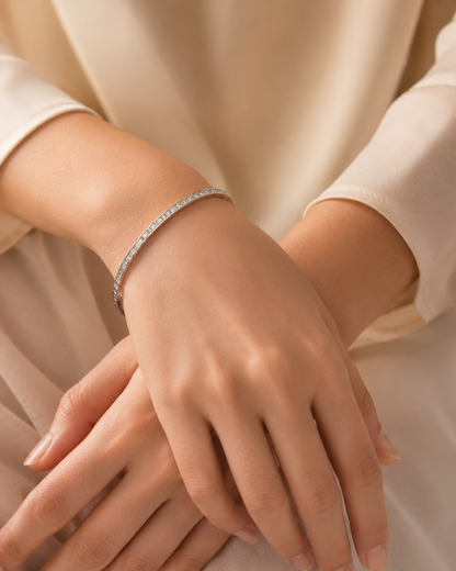 CZ Silver Band