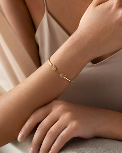 Winged Rose CZ Kada