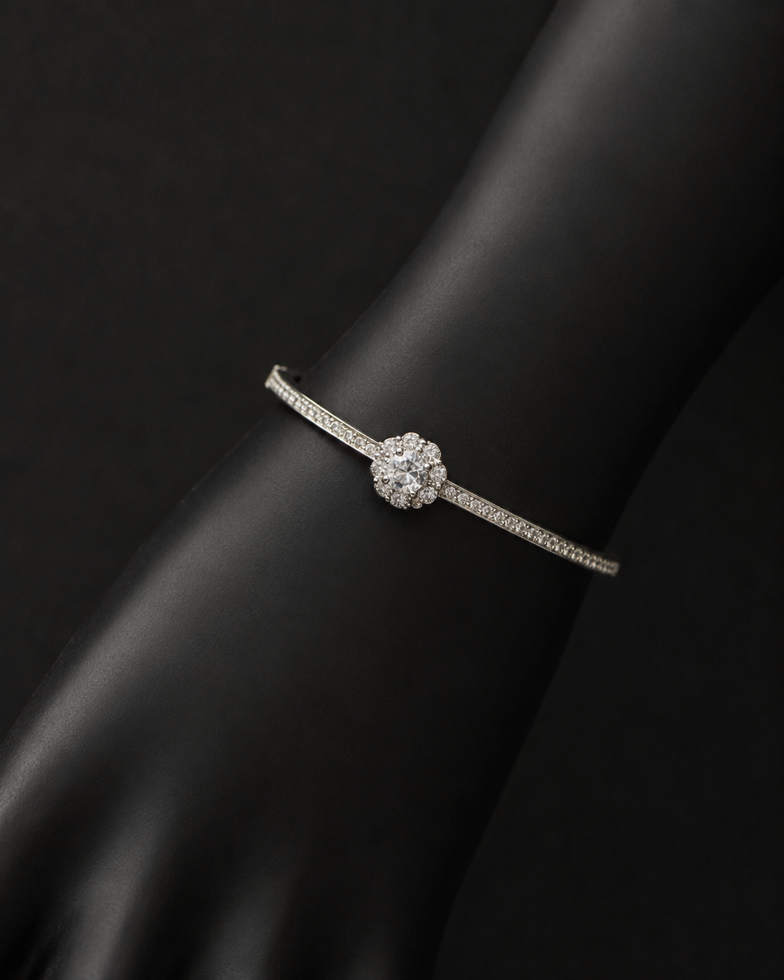 Soft Flower Silver Design