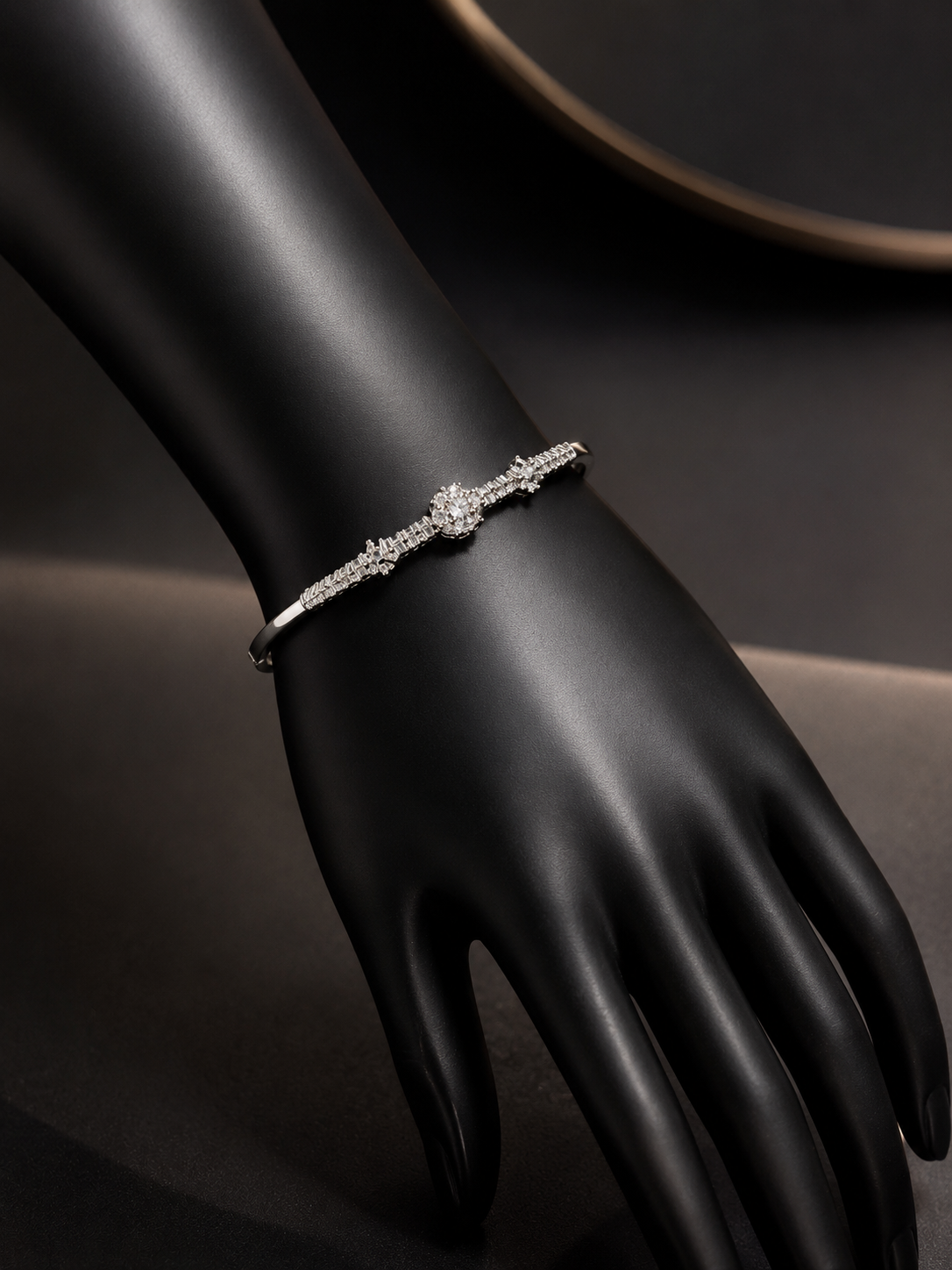 Triple Flower Silver