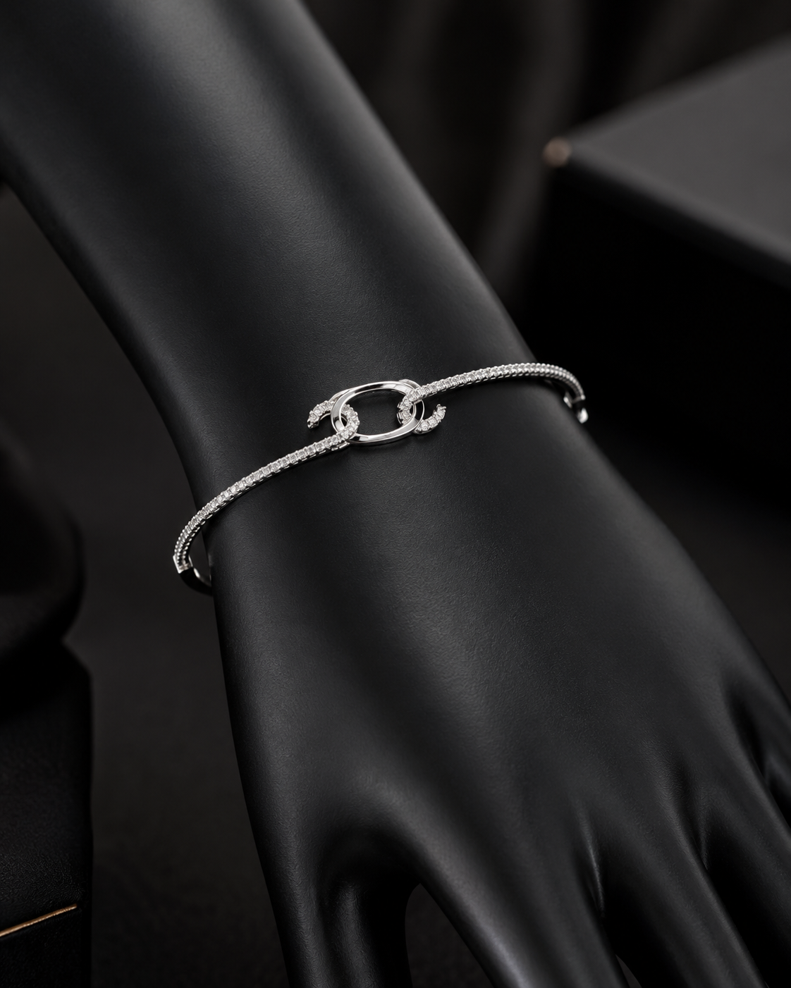 Wave Flow Silver Kada