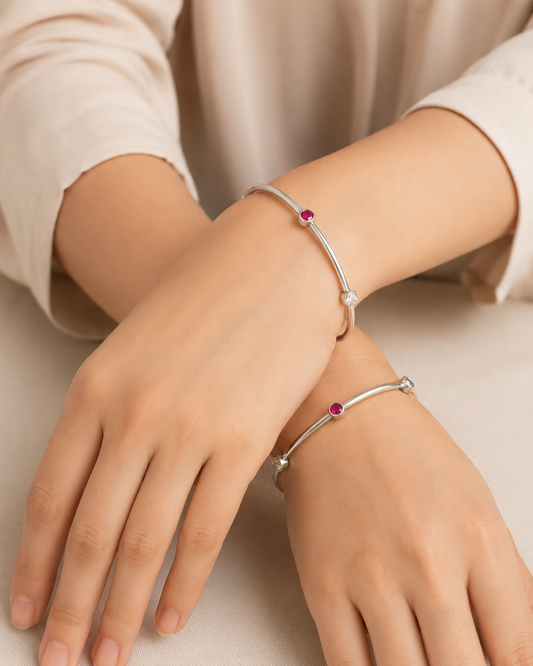 Ruby Spark CZ Bangle