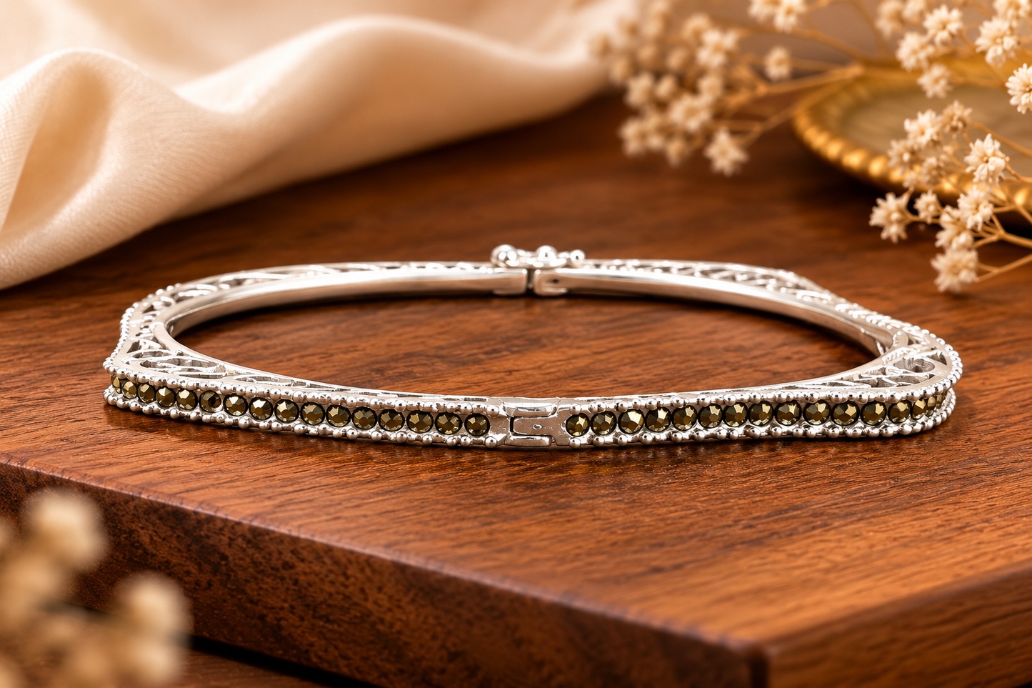 Filigree Marcasite Kada