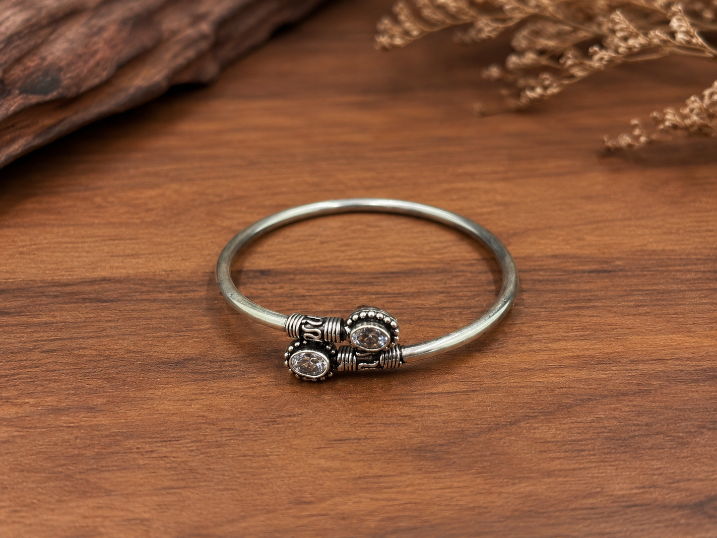 Cut Stone CZ Bangle