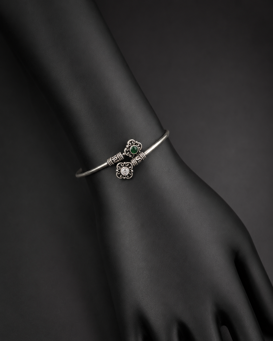 Green Crystal CZ Kada