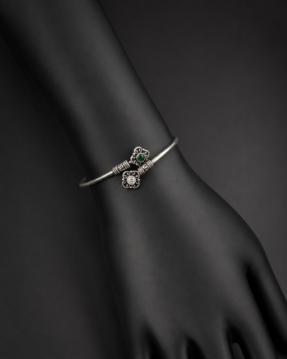 Green Crystal CZ Kada