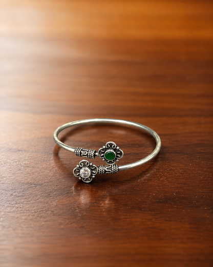 Green Crystal CZ Kada