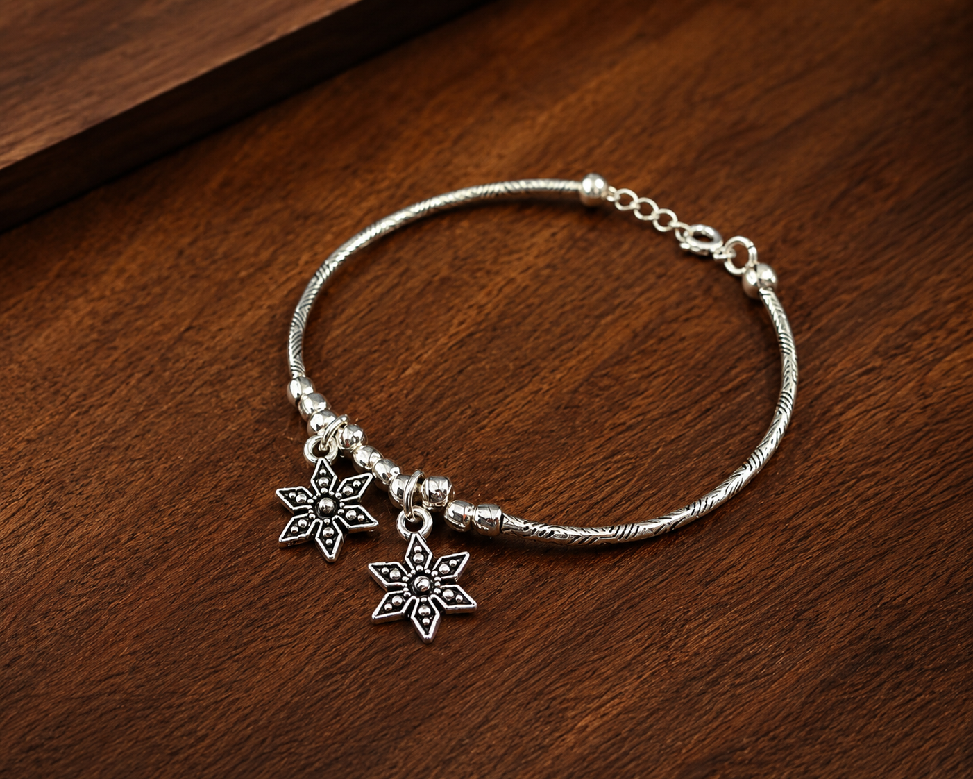 Star Charm Silver Bracelet