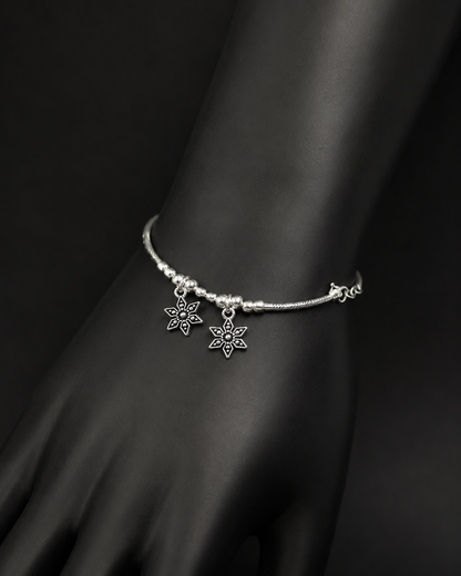 Star Charm Silver Bracelet