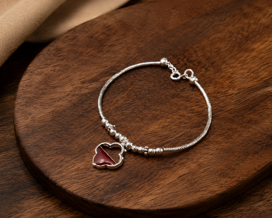 Red Cleef Charm Bracelet
