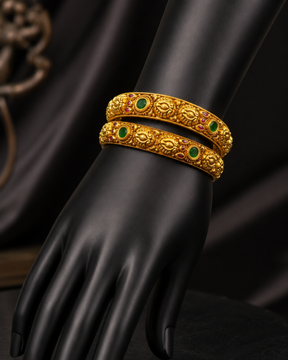 Gandaberunda Regal Gold Bangle